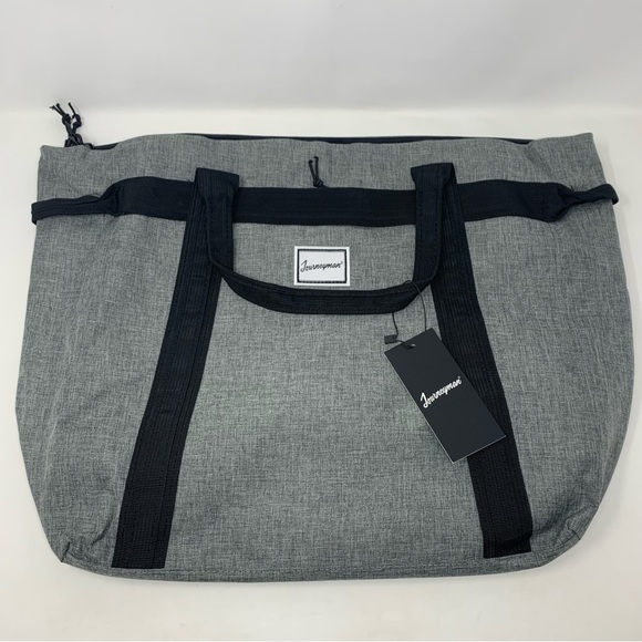 journeyman Bags New Journeyman Gray Canvas Tote Bag Poshmark